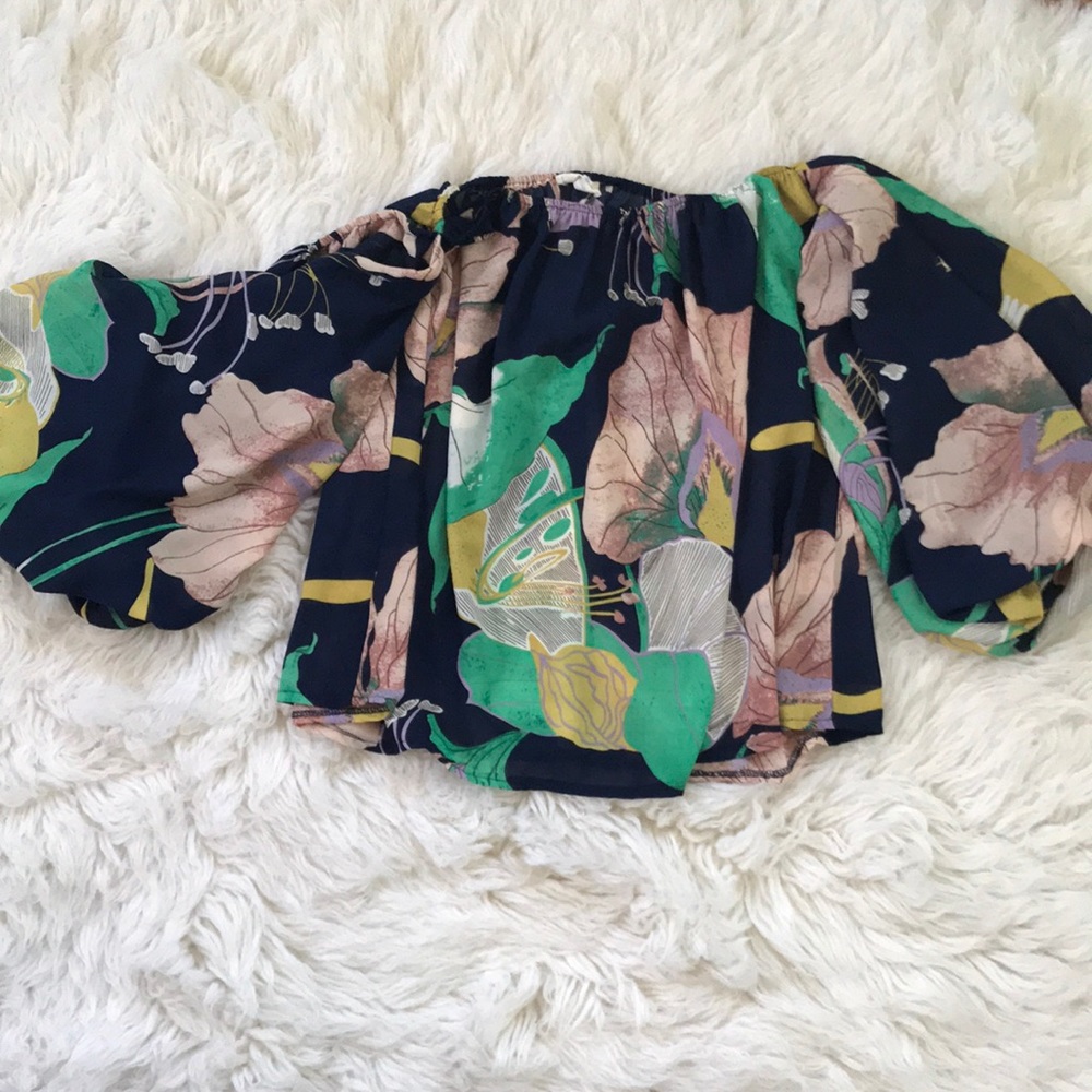 Entro brand boutique off shoulder blouse